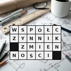 Hasło krzyżówkowe klasyczna miara zróżnicowania rozkładu cechy - współczynnik zmienności – rozwiązanie, synonimy, podpowiedzi i definicje krzyżówkowe